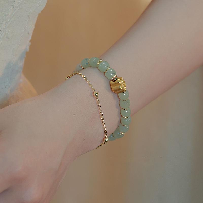 Bracelet 'Cerisier' en Jade