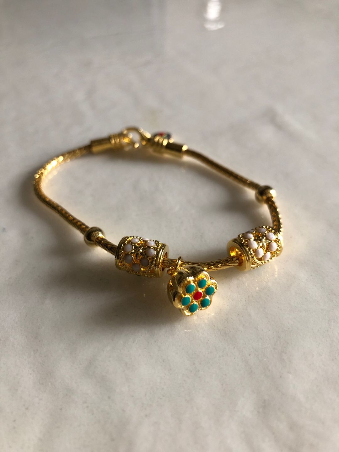 Bracelet Lotus 'Sérénité' en Turquoise photo review