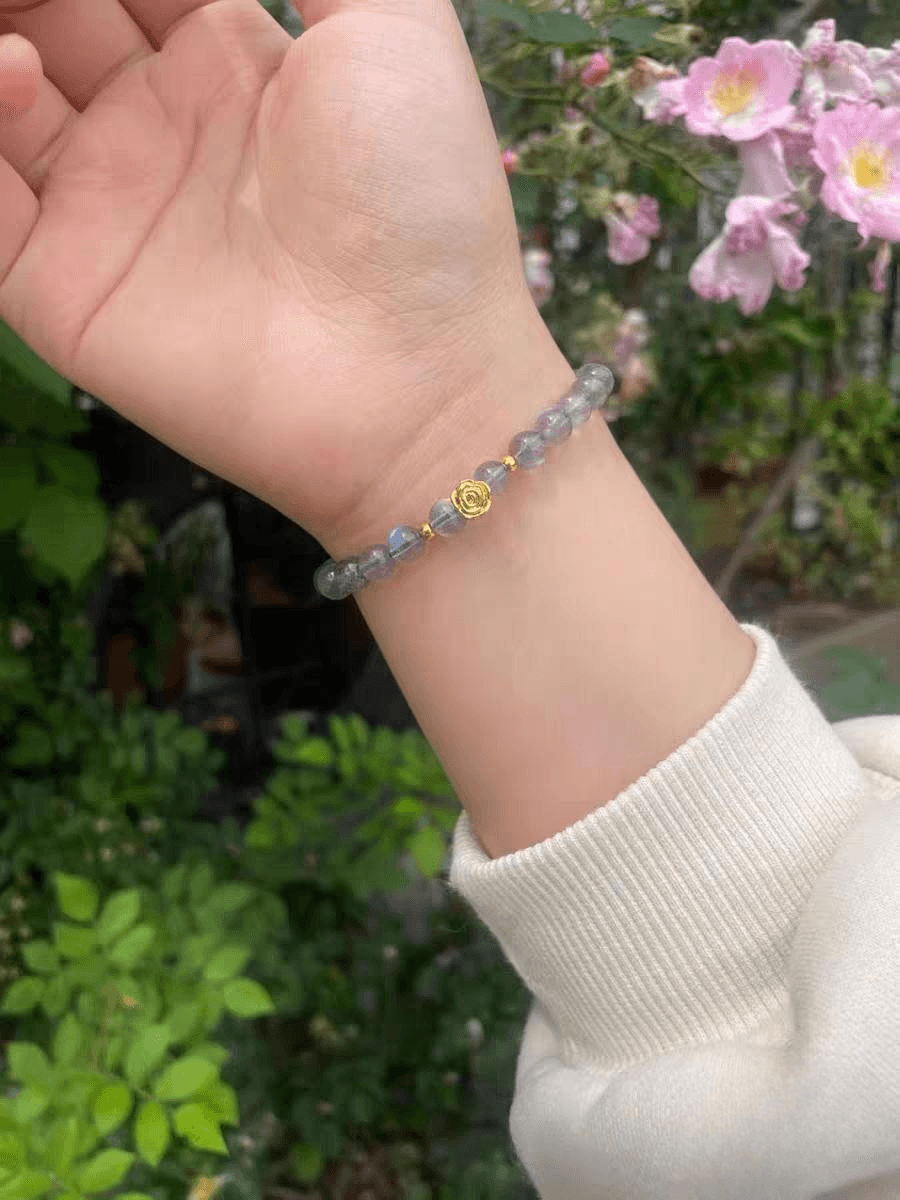 Bracelet Labradorite – Rose Doré photo review