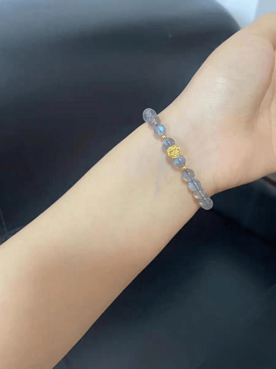 Bracelet Labradorite – Rose Doré photo review