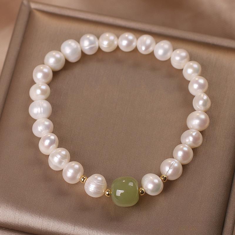 Bracelet Perle et Jade – Apaisement