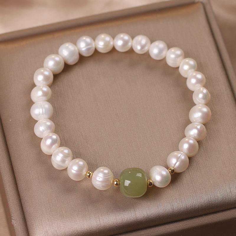 Bracelet Perle et Jade – Apaisement