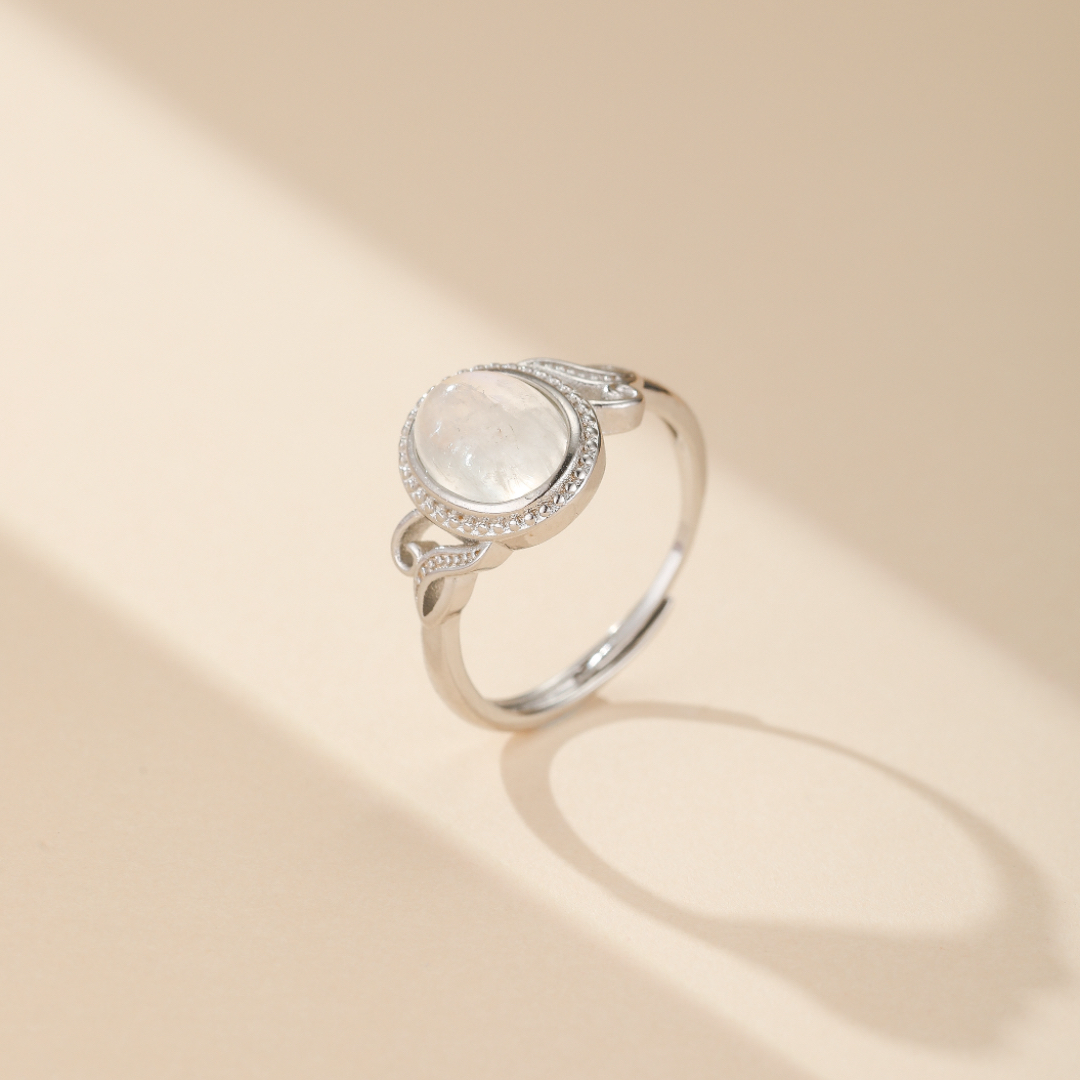 Bague Pierre de Lune – Voyage Spirituel