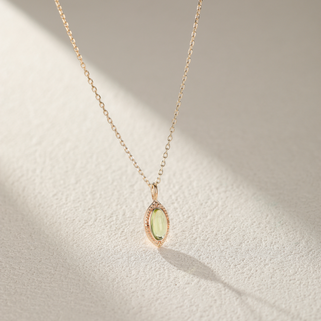 Collier Péridot – Clarté, Argent 925