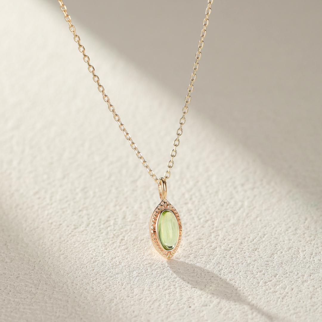 Collier Péridot – Clarté, Argent 925
