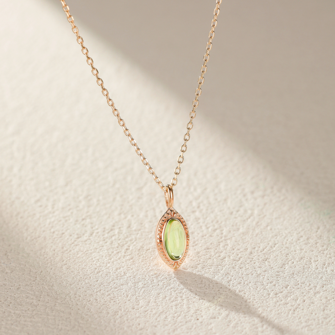 Collier Péridot – Clarté, Argent 925