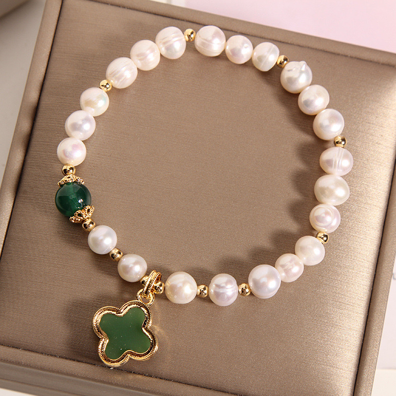 Bracelet Perle d'Eau Douce – Douceur de Trèfle