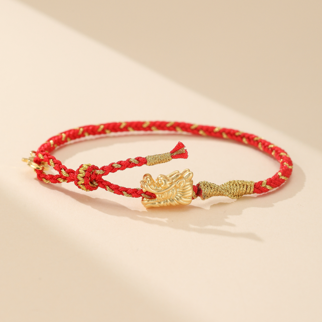 Bracelet Rouge – Dragon Eternel, Fil Rouge