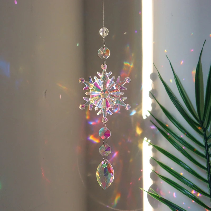 Capteur de Soleil en Cristal – Flocon Enchanté