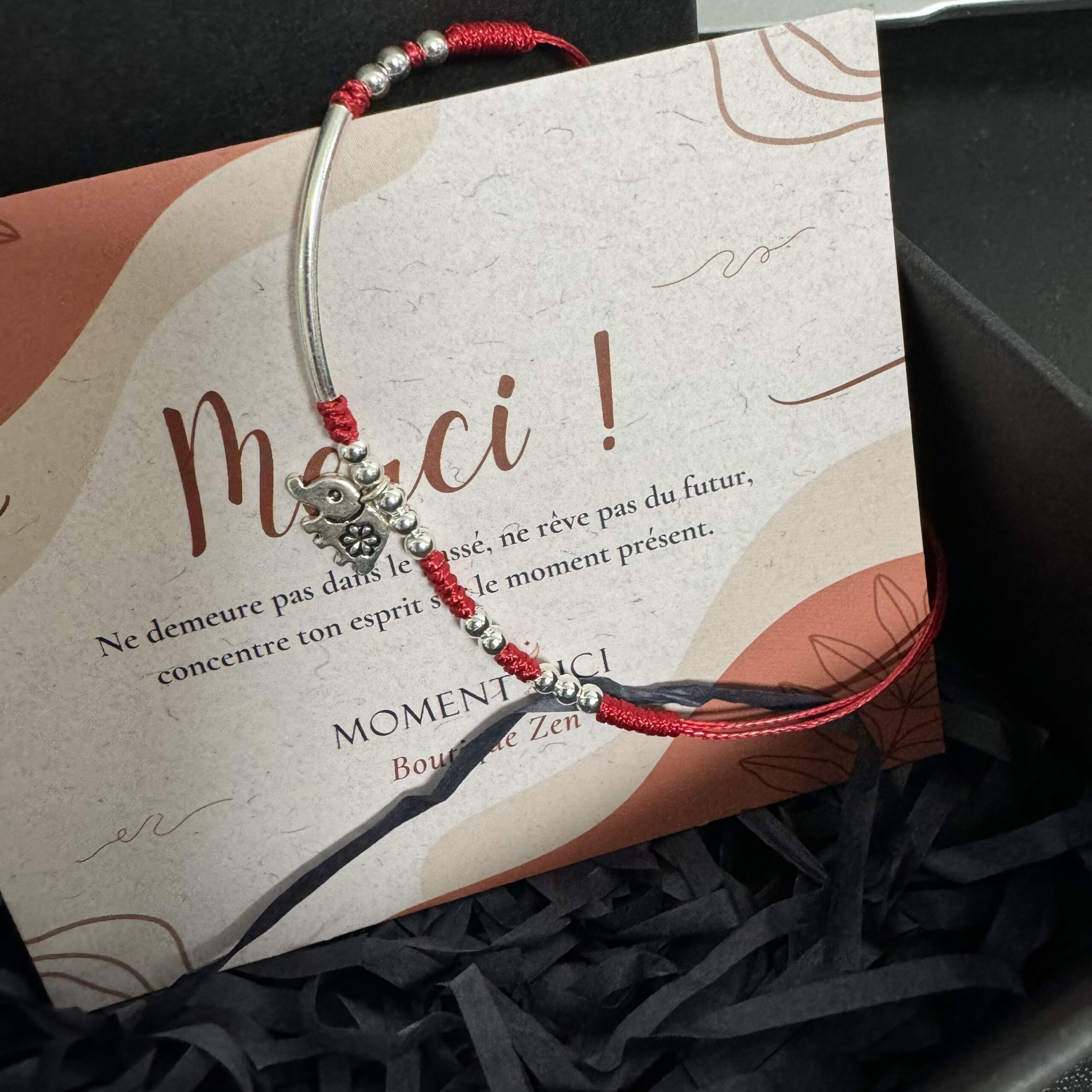 Bracelet de Cheville – Charme Rouge, Argent photo review