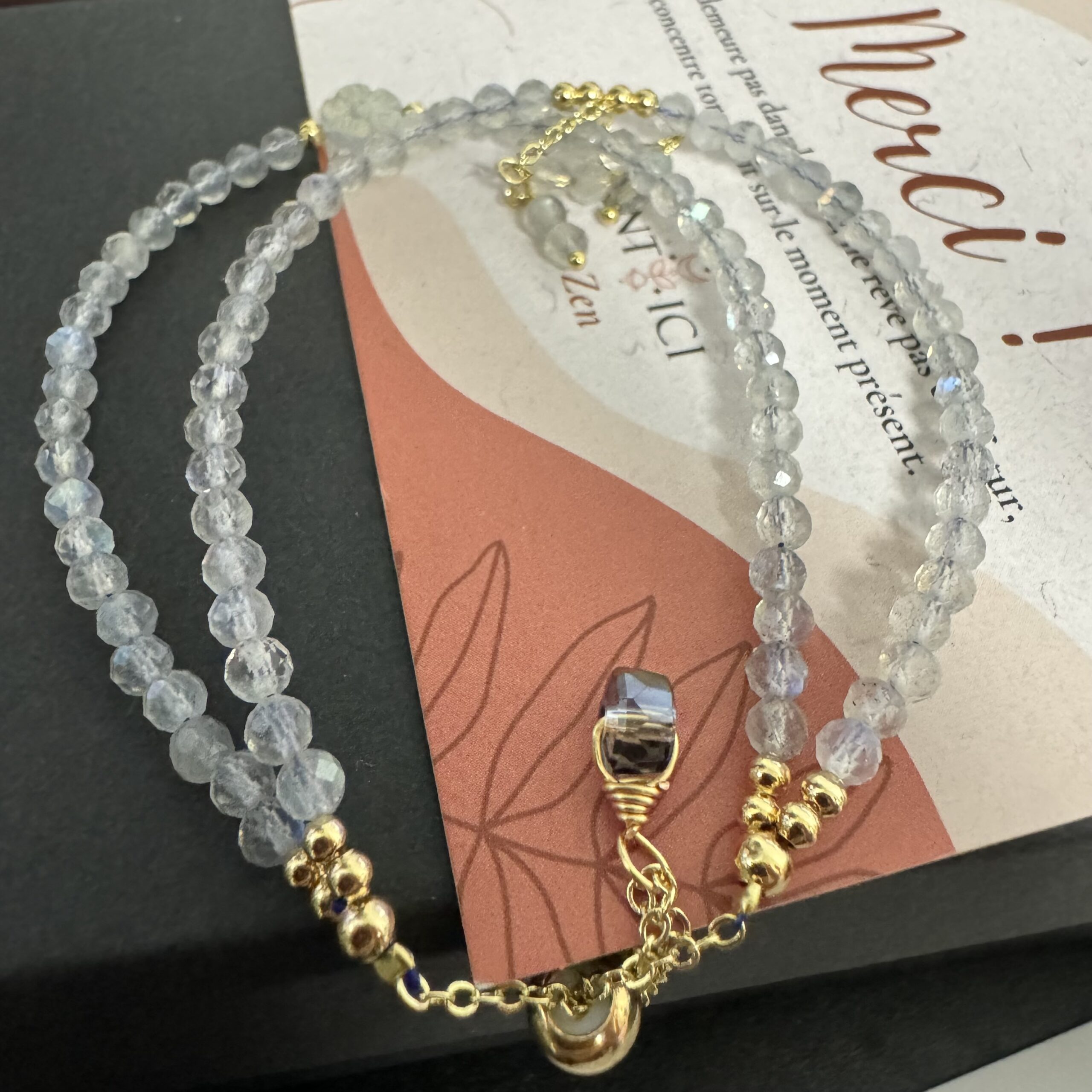 Bracelet Labradorite – Étoile du Soir, Plaqué Or photo review