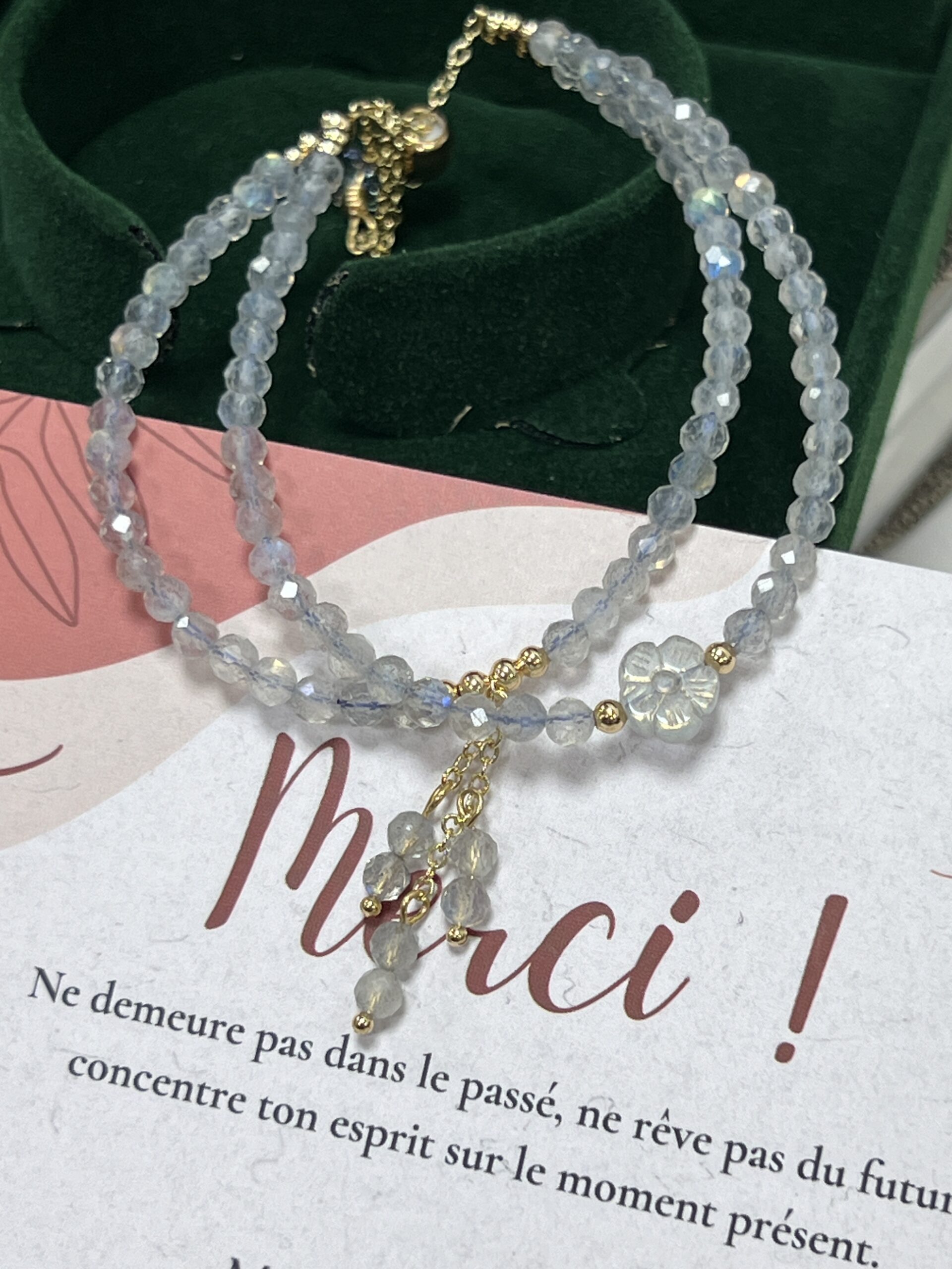 Bracelet Labradorite – Étoile du Soir, Plaqué Or photo review