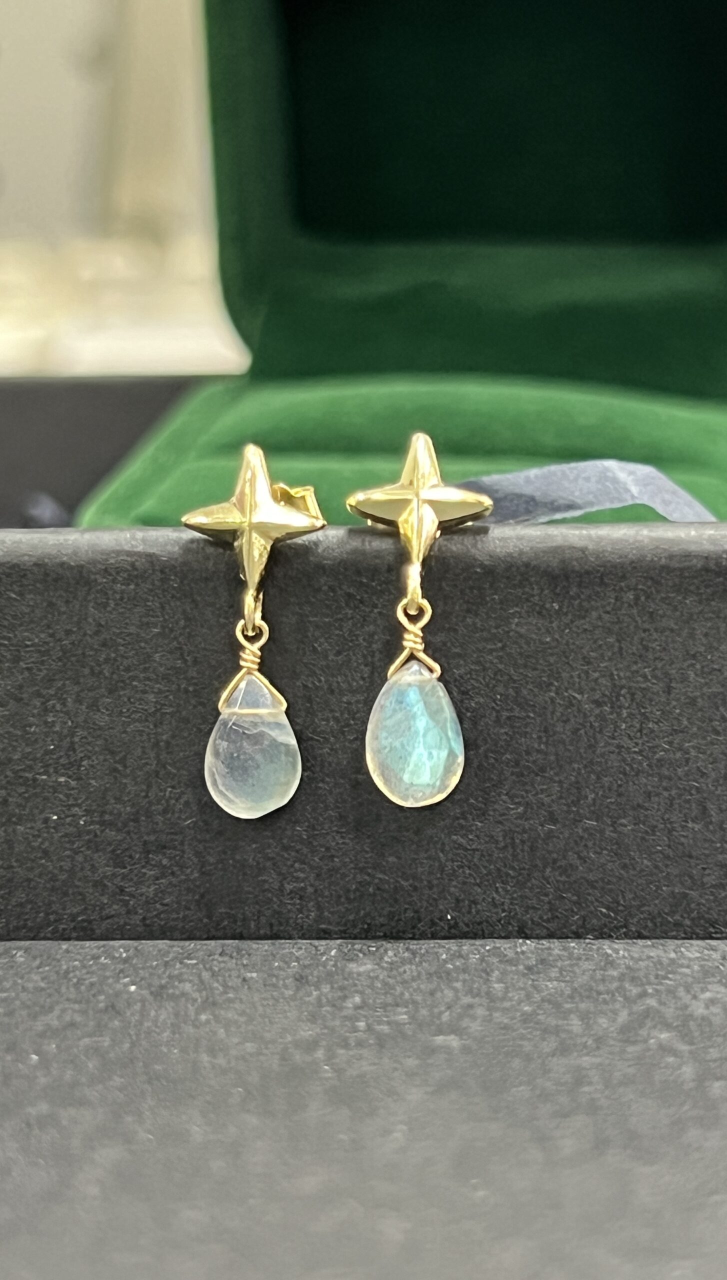 Boucles d'Oreilles Labradorite – Étoile Brillante photo review