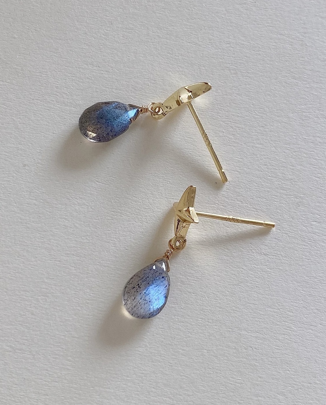 Boucles d'Oreilles Labradorite – Étoile Brillante photo review