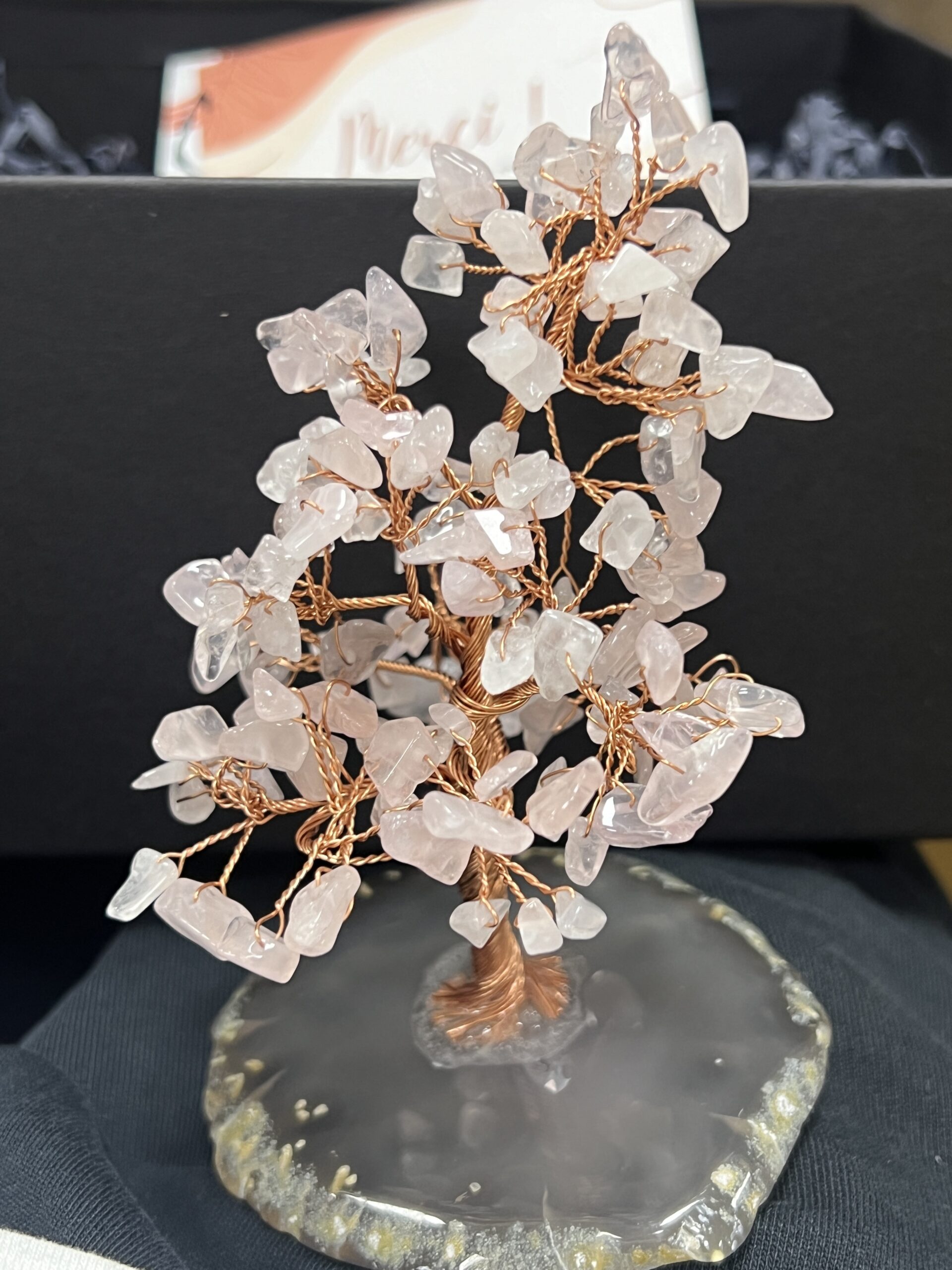 Harmonie Amoureuse – Arbre de Vie en Quartz Rose photo review