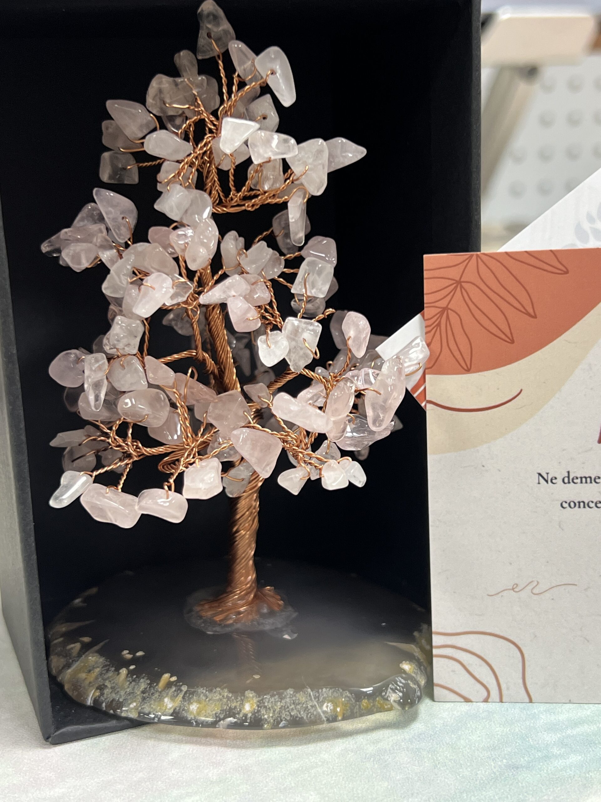 Harmonie Amoureuse – Arbre de Vie en Quartz Rose photo review