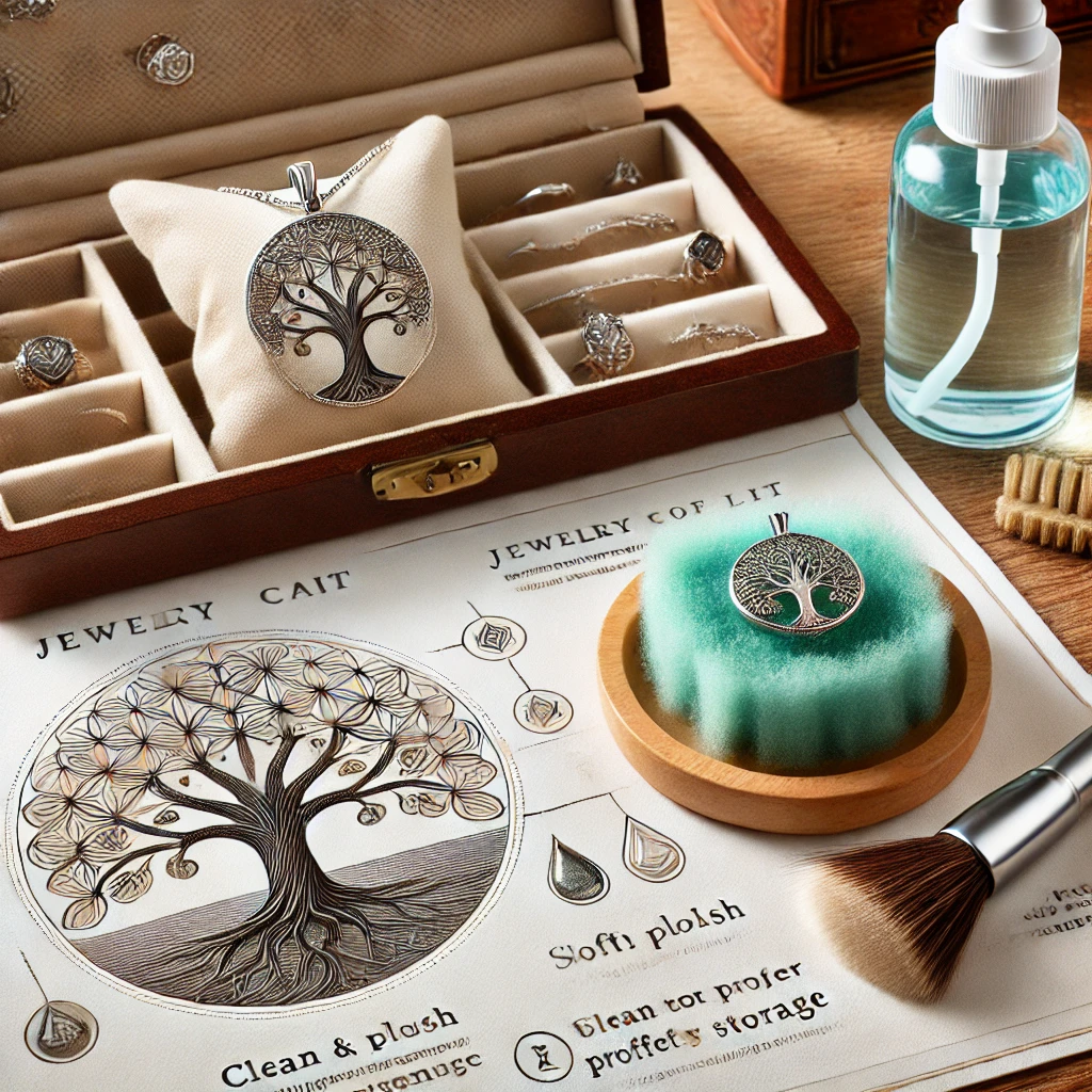 Entretien de bijoux Arbre de Vie