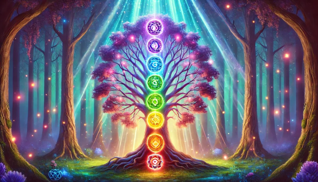 Relation entre l'Arbre de Vie et les 7 Chakras