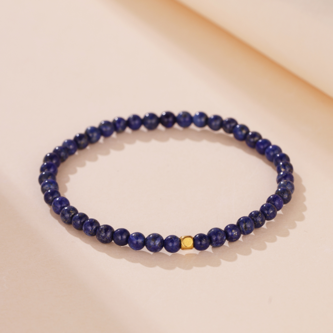 Bracelet Lapis Lazuli – Élégance Sphérique