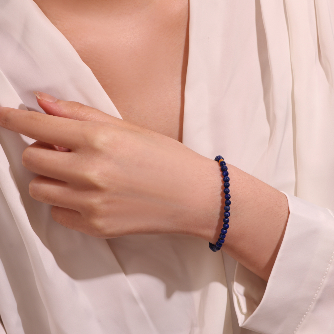 Bracelet Lapis Lazuli – Aura Bleue