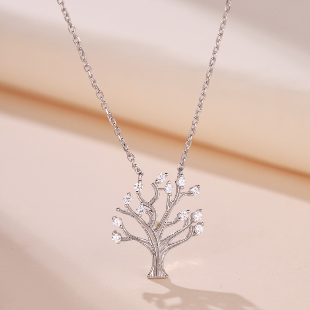 Collier Arbre de Vie – Éveil Lumineux, Argent 925