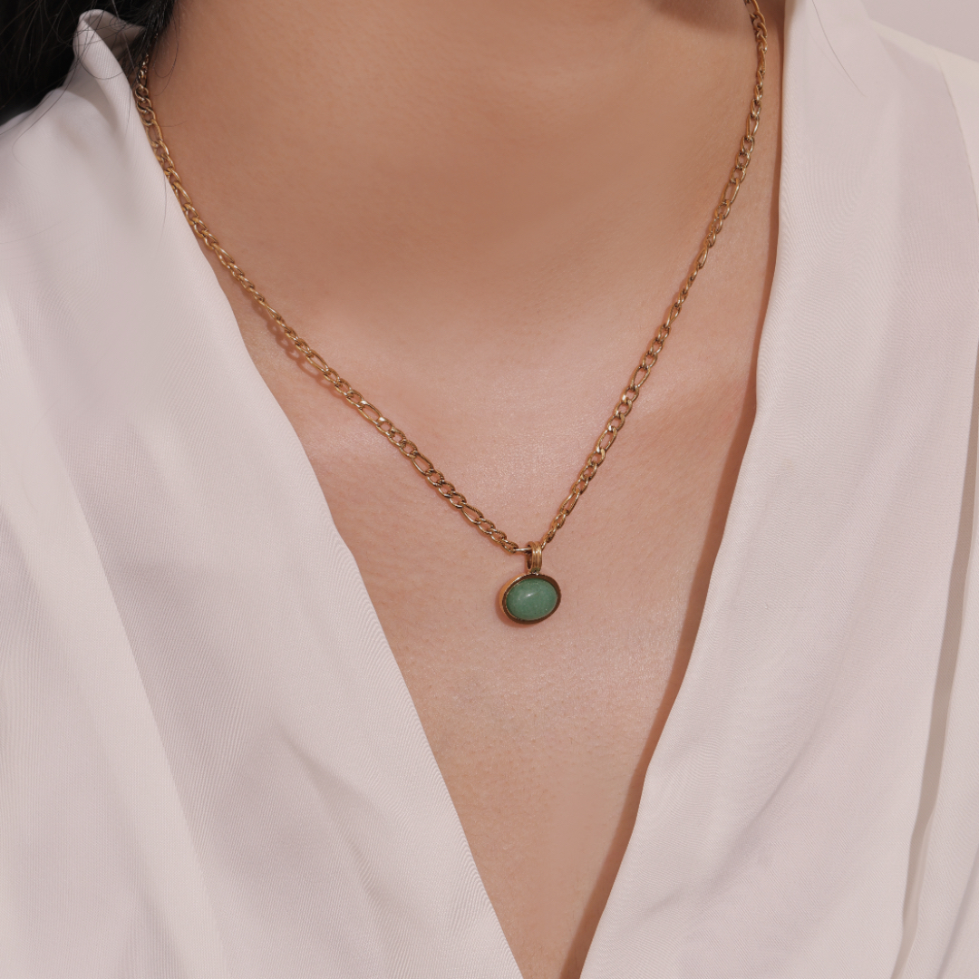 Collier Aventurine – Classe Naturelle