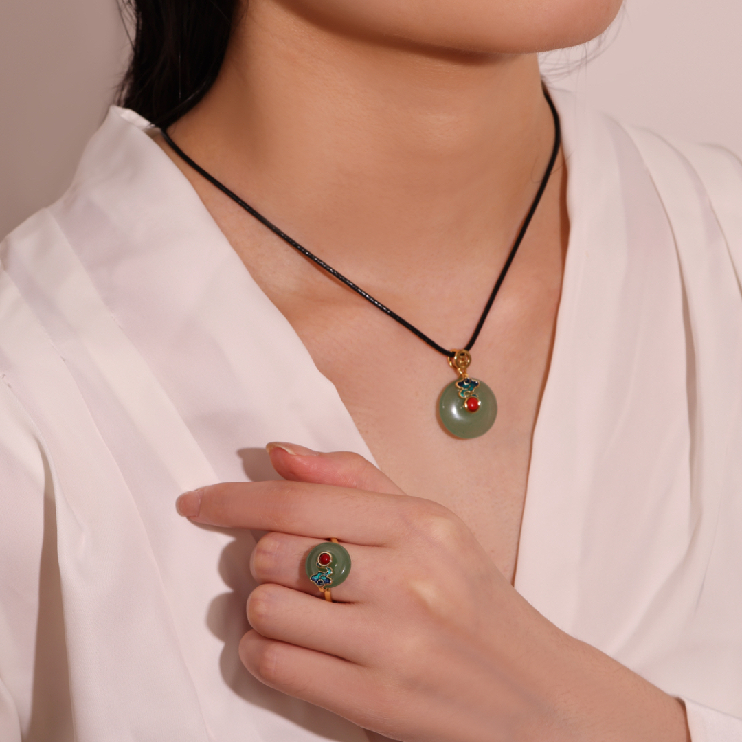 Collier Aventurine – Nuage Céleste