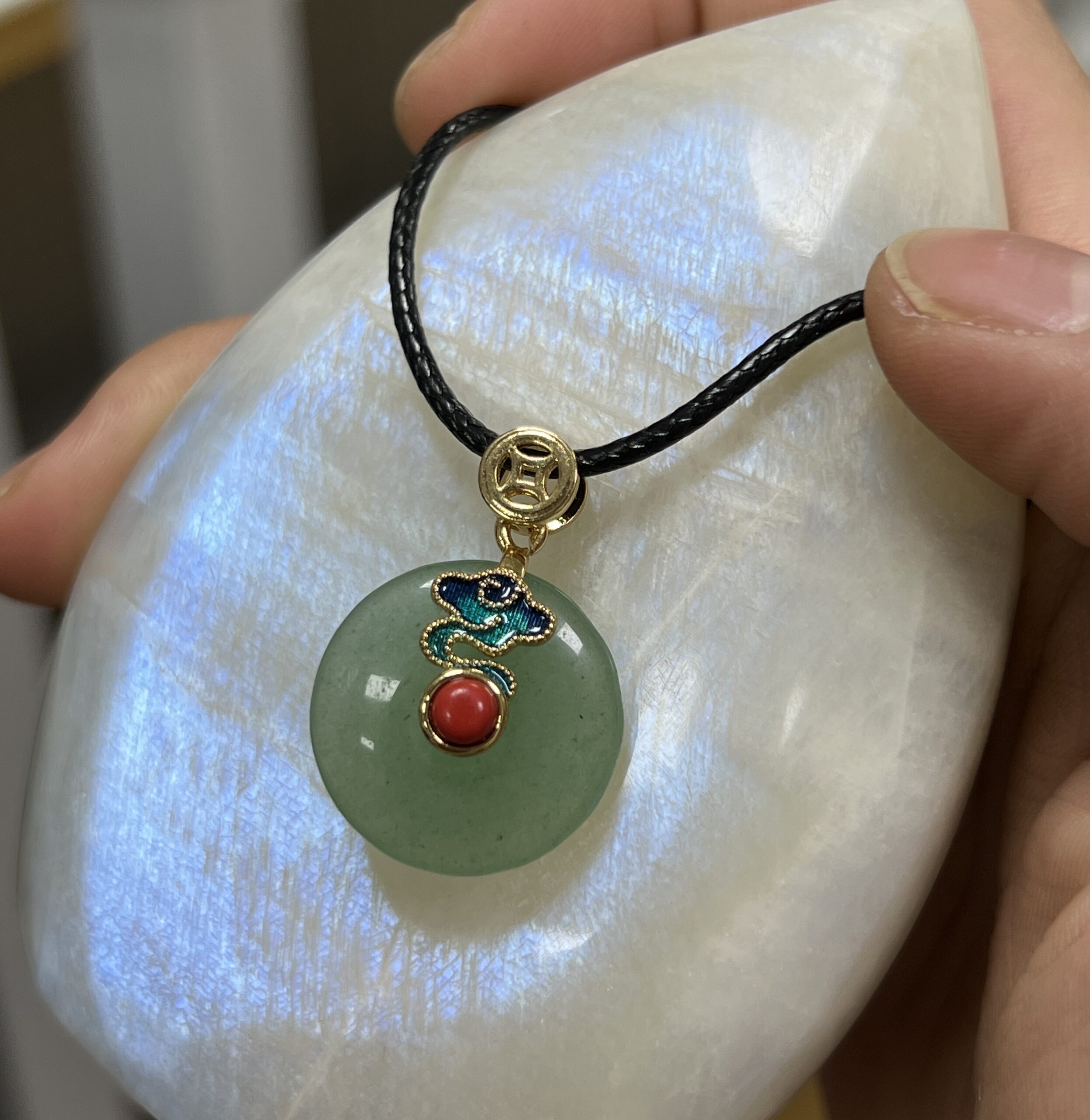 Collier Aventurine – Nuage Céleste photo review