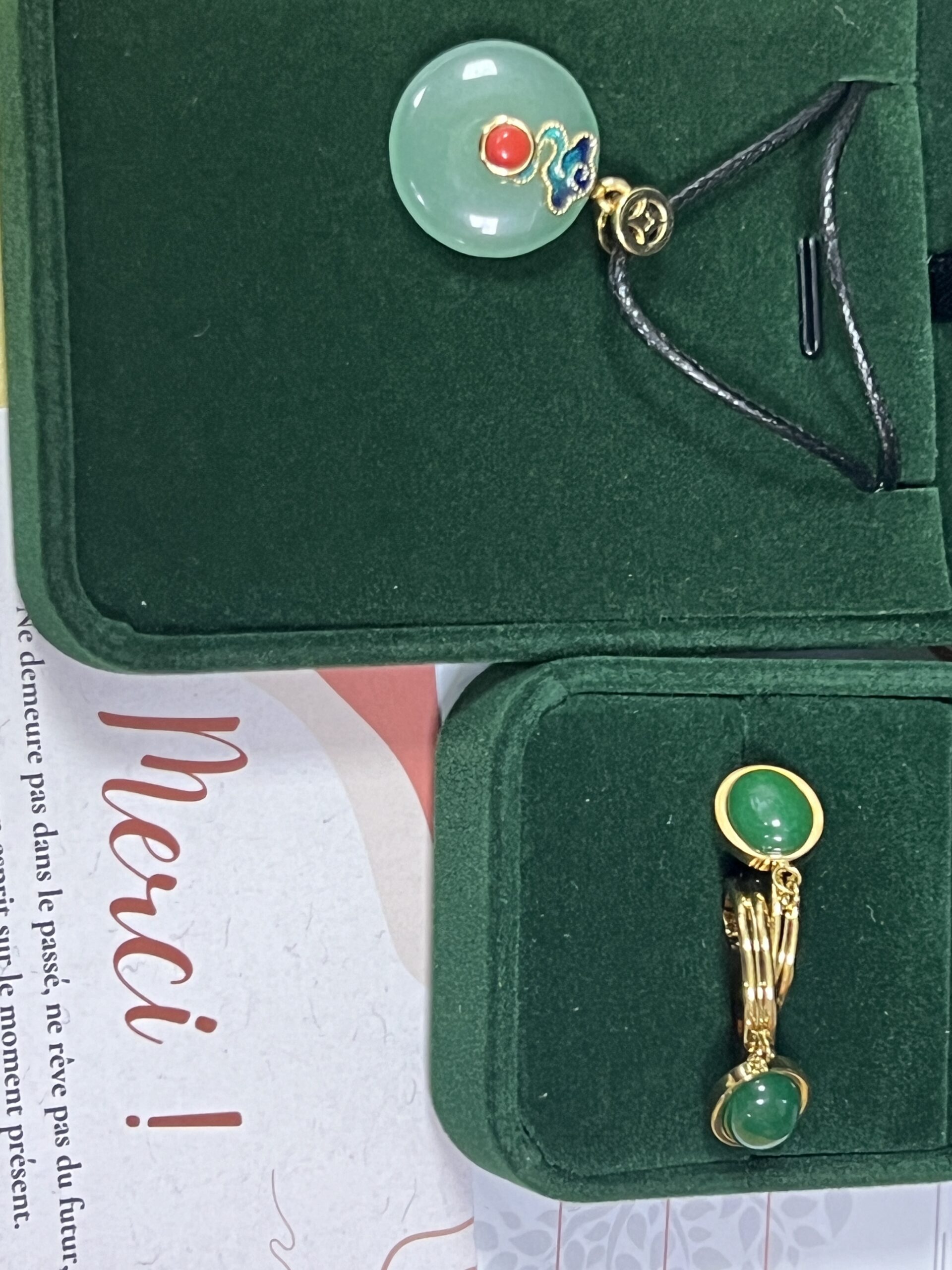 Boucles d'Oreilles Aventurine – Classe Naturelle photo review