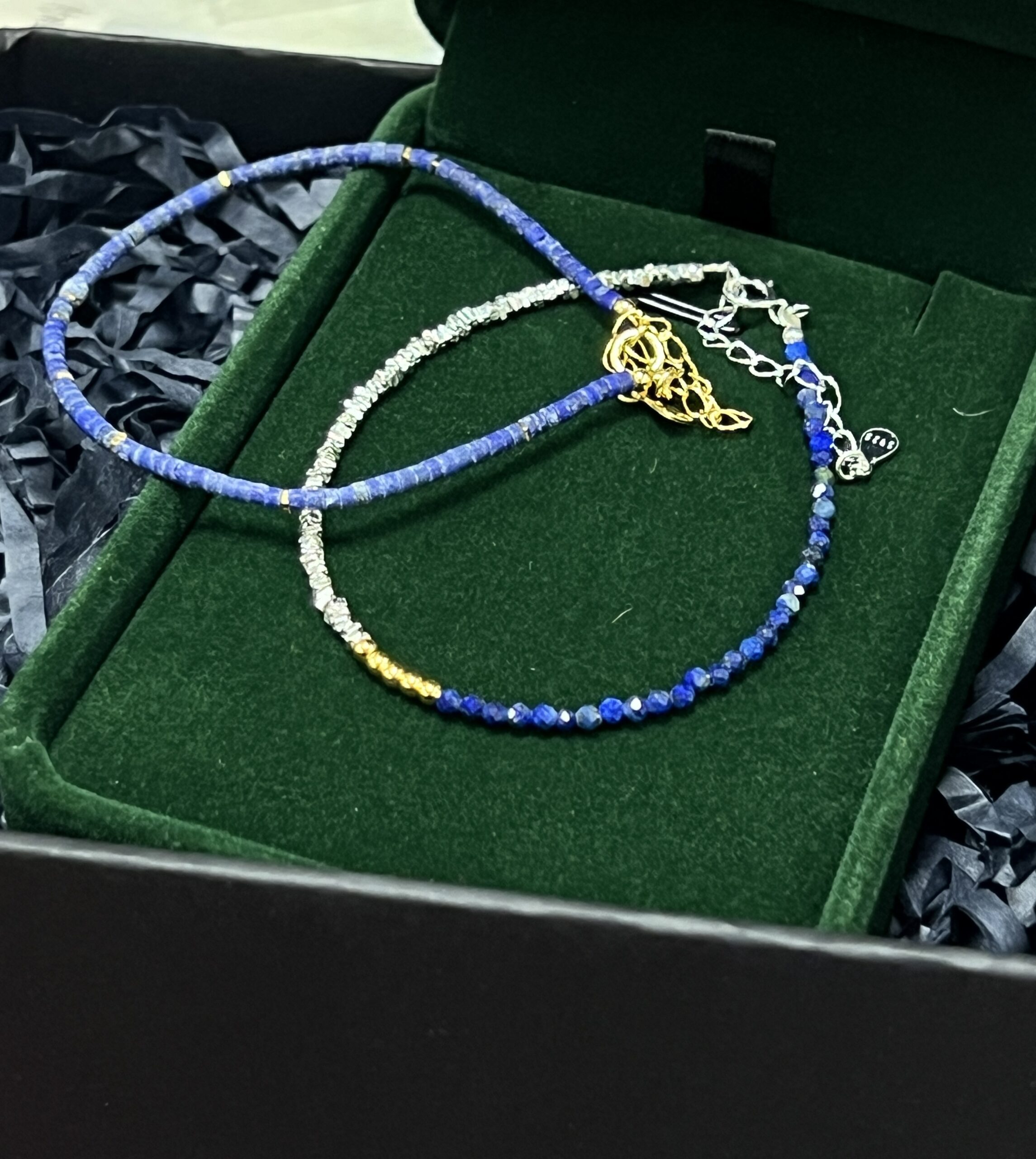 Bracelet Lapis Lazuli – Équilibre Lumineux, Argent photo review