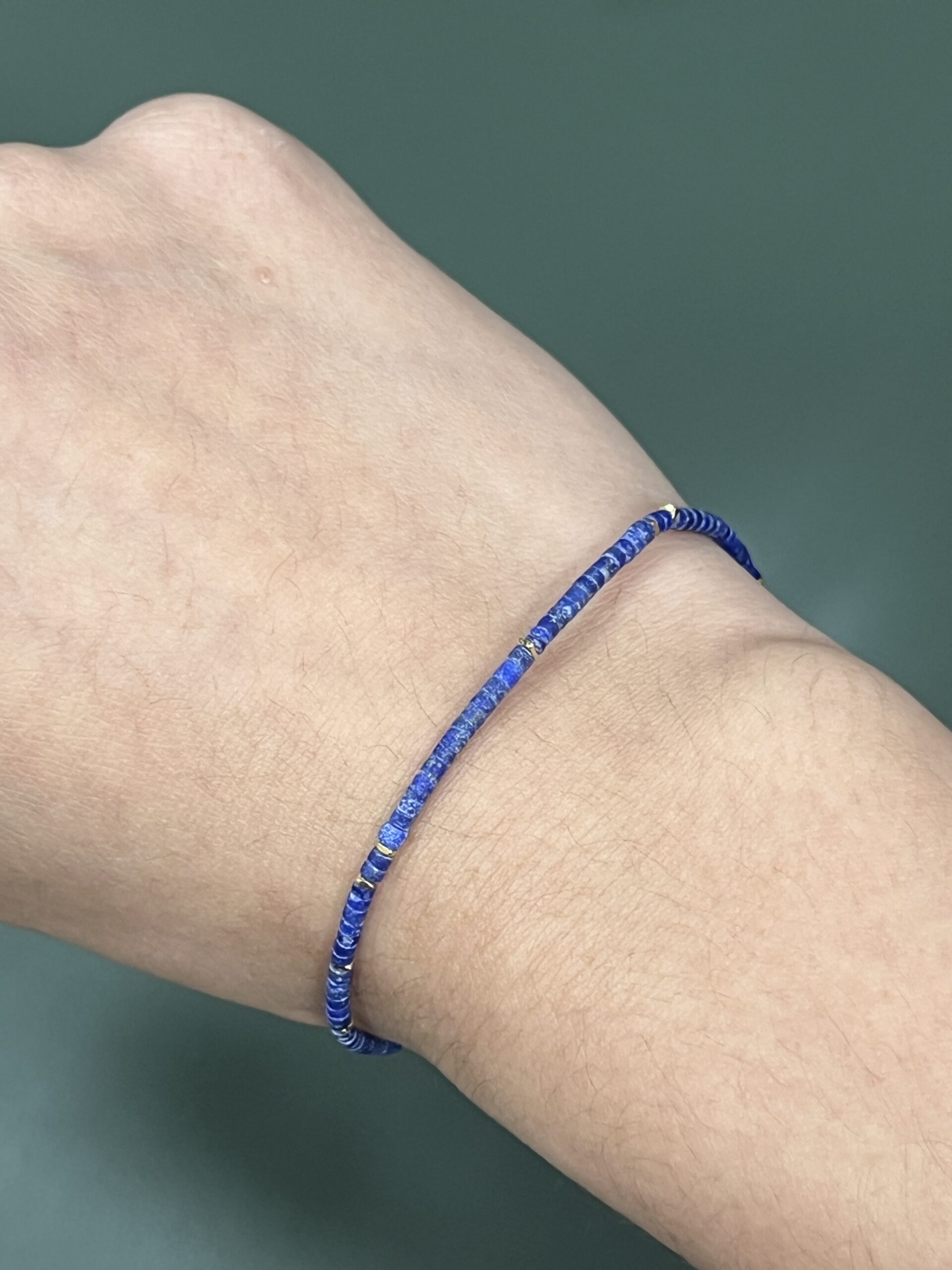 Bracelet Lapis Lazuli – Équilibre Lumineux, Argent photo review