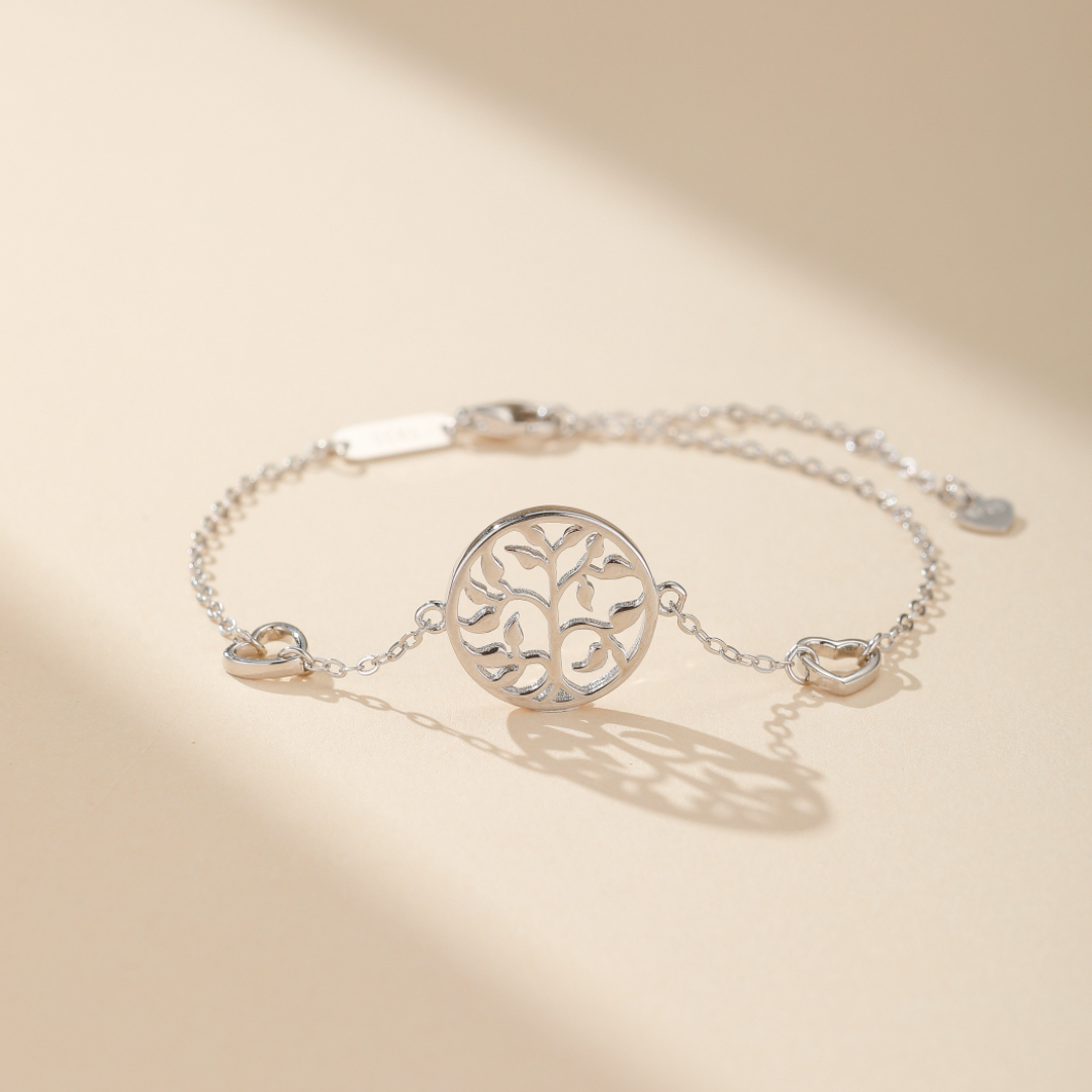 Bracelet Arbre de Vie – Amour et Vitalité, Argent 925