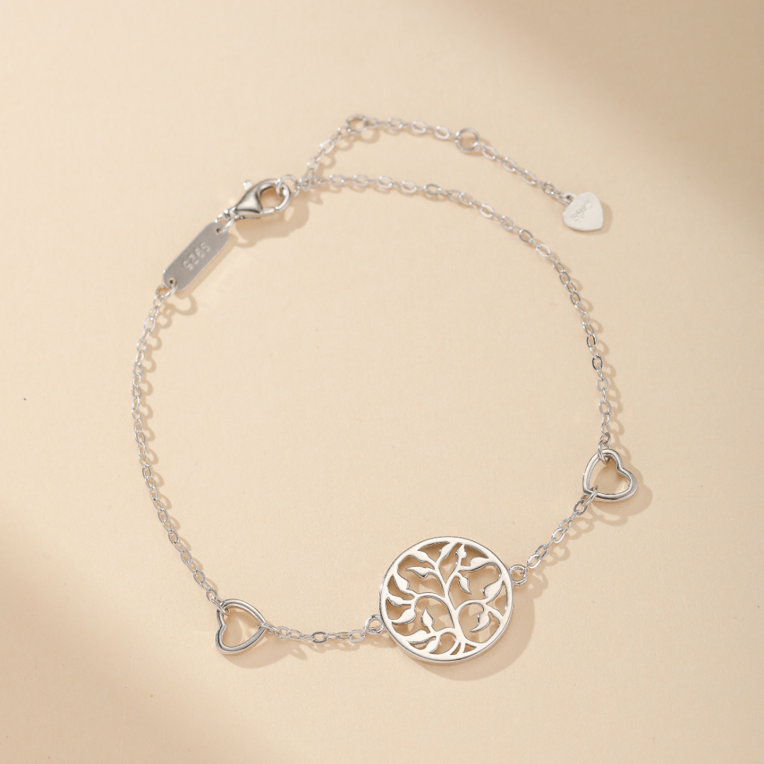 Bracelet Arbre de Vie – Amour et Vitalité, Argent 925