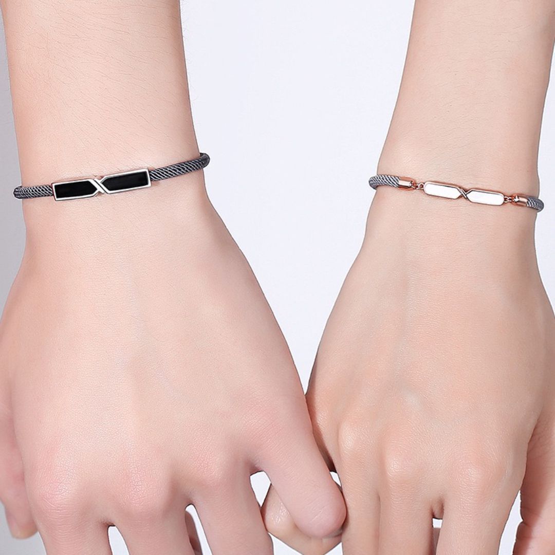 Bracelet Couple – Douceur Infinie, Argent 925