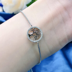 Bracelet Arbre de Vie – Harmonie Divine, Argent 925 photo review