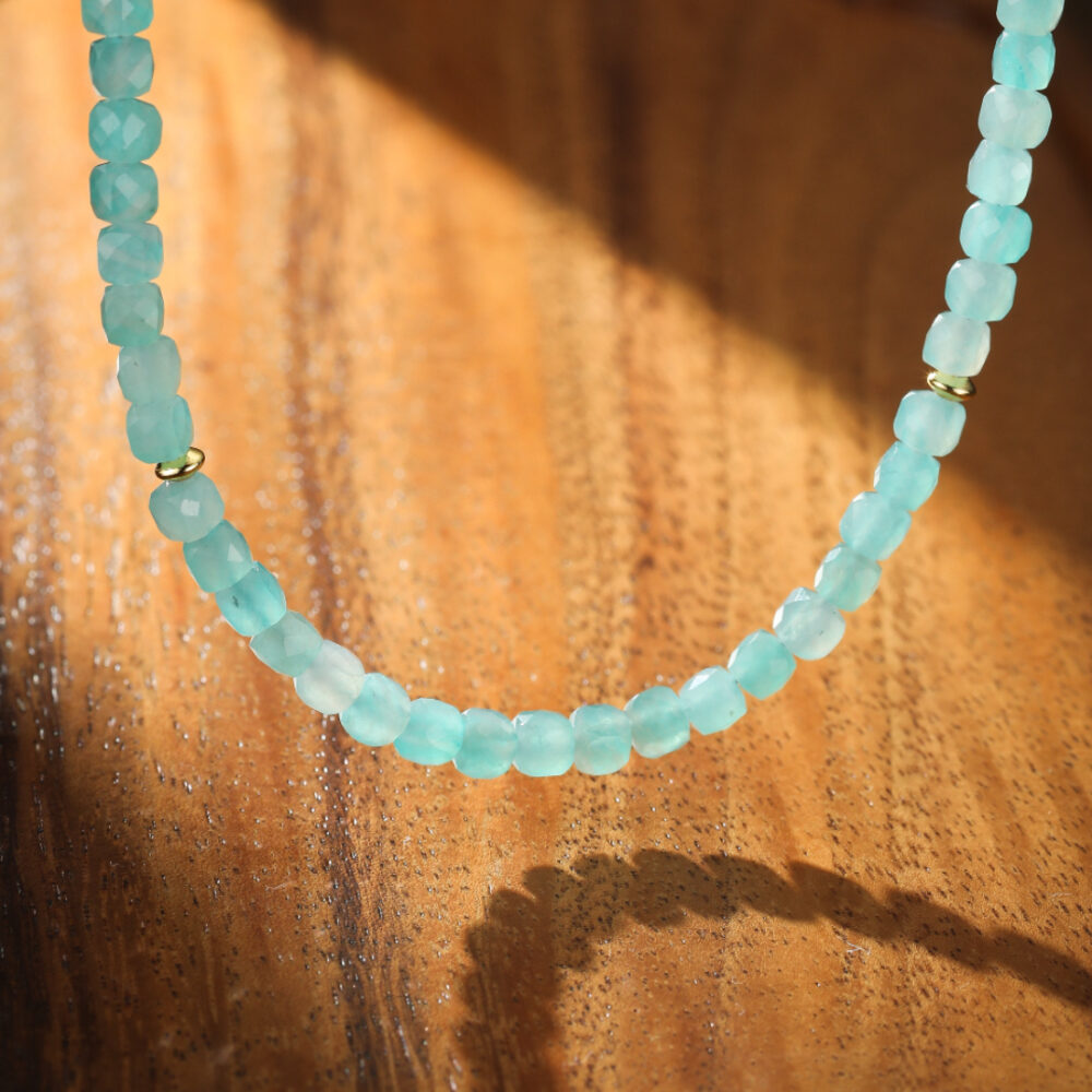 Collier Amazonite – Reflet d'Aurore