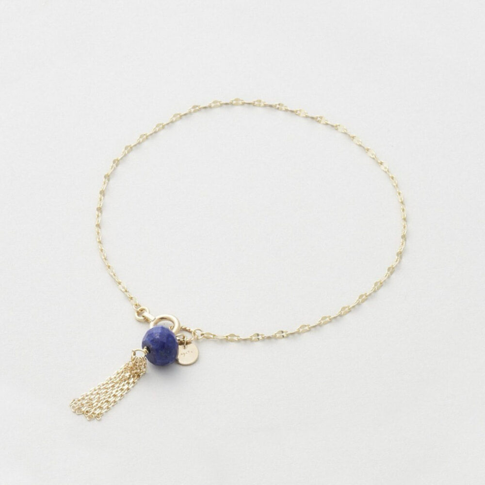 Bracelet Fin en Amazonite, Lapis Lazuli ou Péridot – Petits Éclats