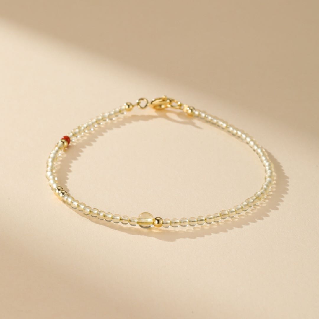 Bracelet Citrine – Lueur de Prospérité