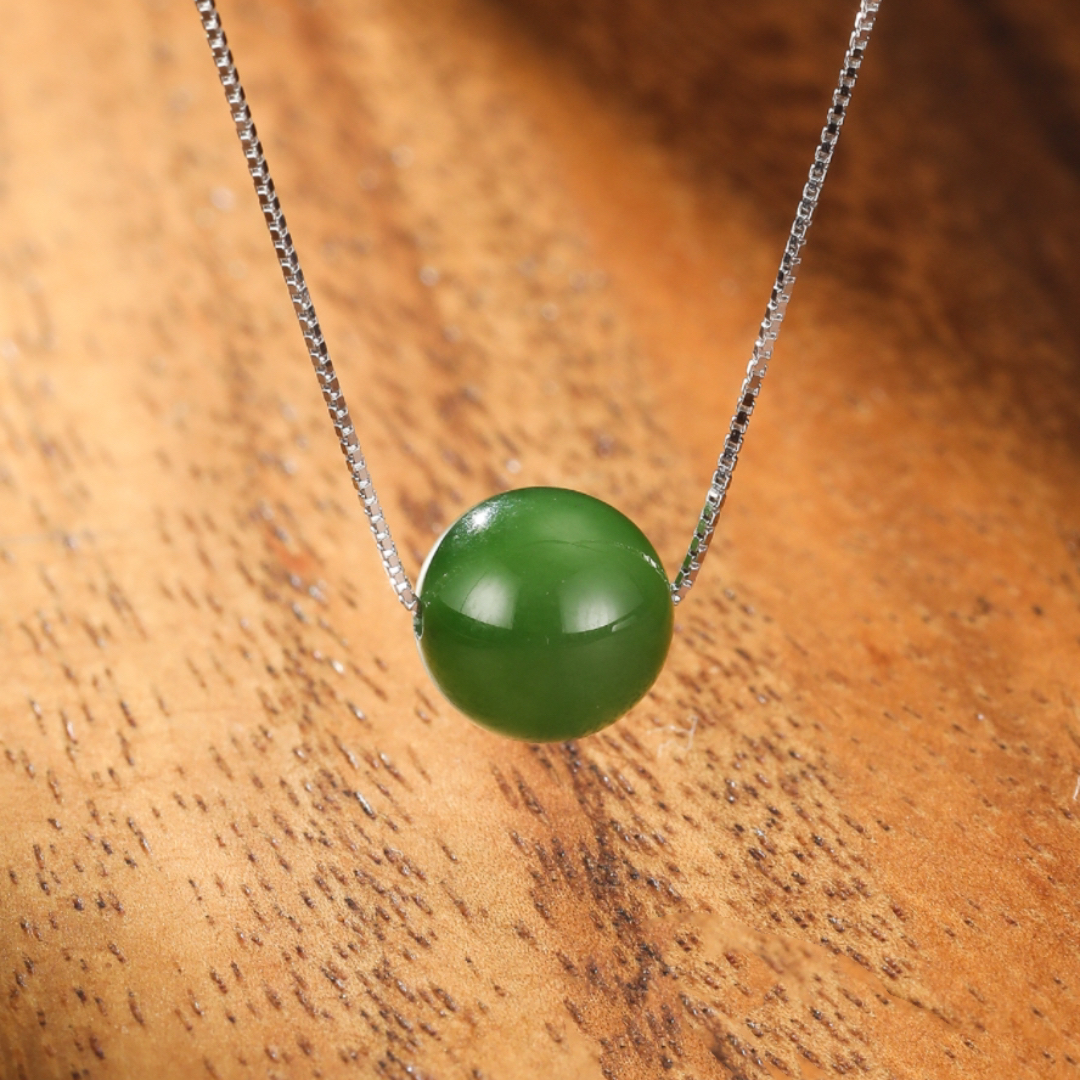 Collier Jade – Élégance Naturelle, Argent 925