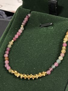 Collier Tourmaline – Vitalité et Paix, Argent Plaqué Or photo review