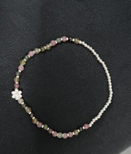 Bracelet Tourmaline – Cerise de Printemps, Argent 925 photo review