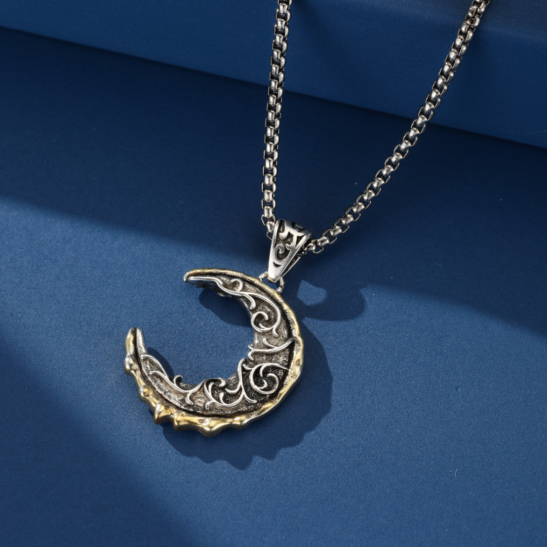 Collier Lune – Éclat Nocturne