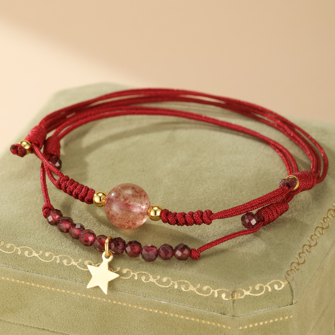 Bracelet Grenat – Harmonie du Destin