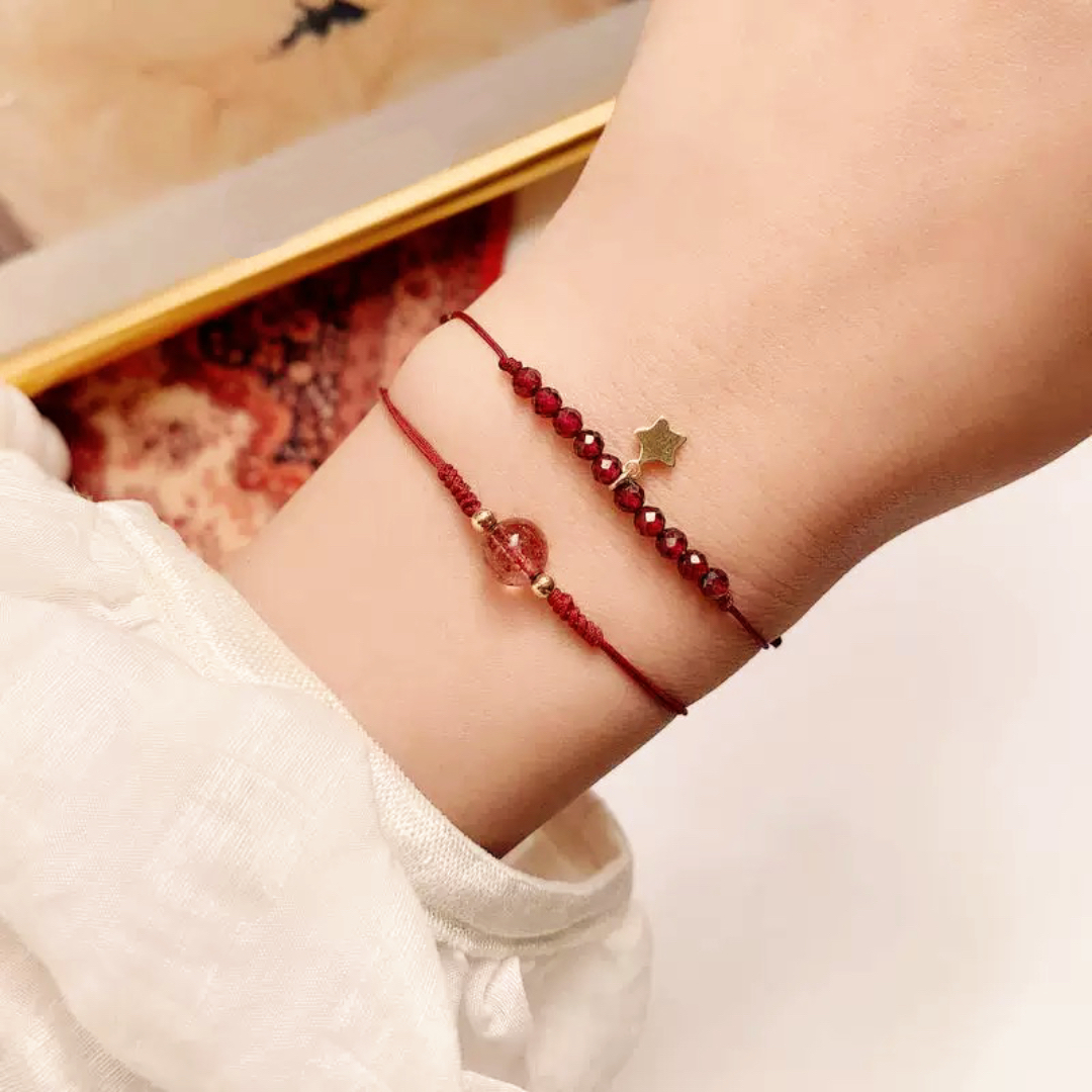 Bracelet Grenat – Harmonie du Destin