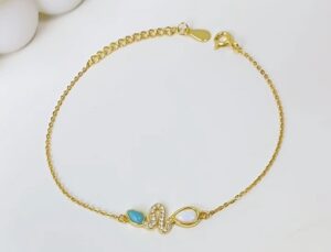 Bracelet Serpent Opale et Turquoise – Larmes de Lagon, Argent 925 photo review