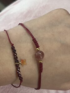 Bracelet Grenat et Quartz Fraise – Harmonie du Destin photo review