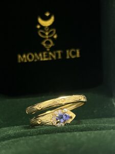 Bague Serpent Tanzanite – Regard Hypnotique, Argent Plaqué Or photo review