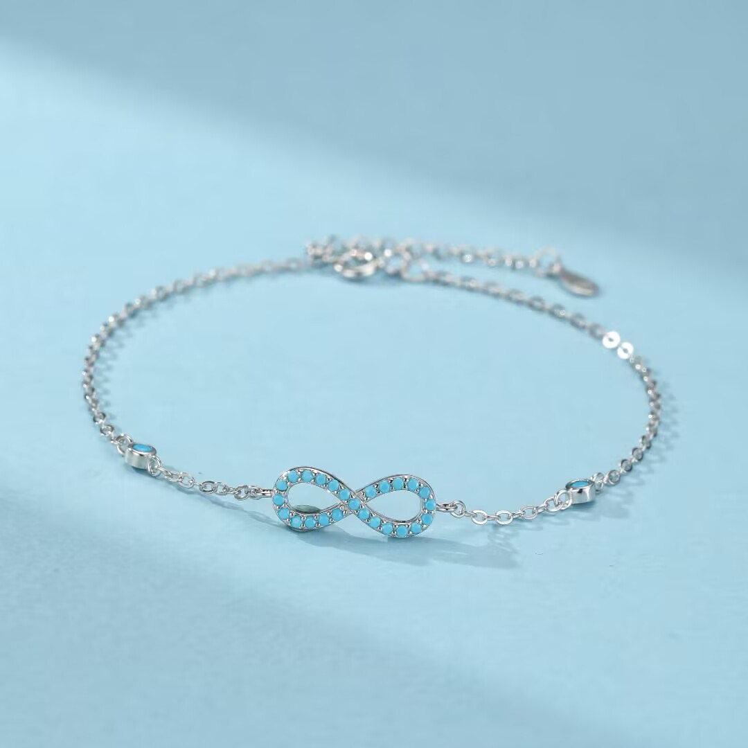 Bracelet Turquoise – Souffle d’Écume, Argent 925