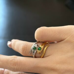 Bague Serpent – Serment de Jade, Argent 925 photo review