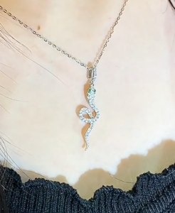 Collier Serpent – Charme Hypnotique, Argent 925 photo review